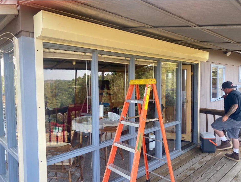 Inferno installer mounting rolling shutters